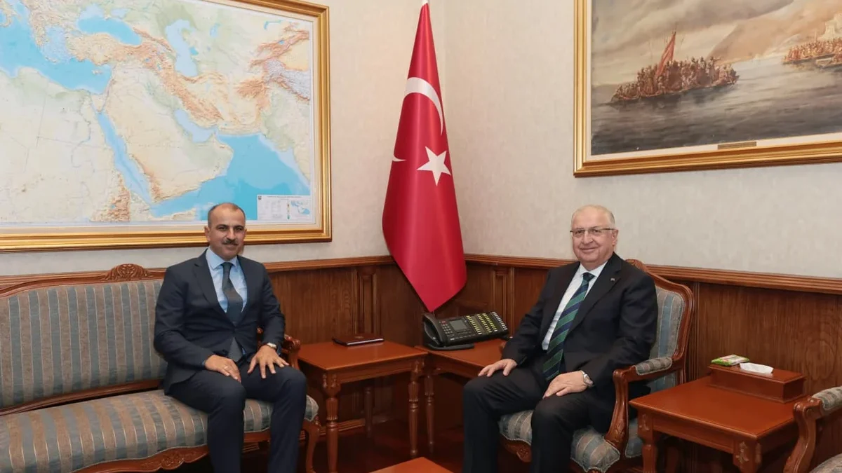Bakan Güler, Türkiye'nin Doha Büyükelçisi Caymazoğlu'nu kabul etti