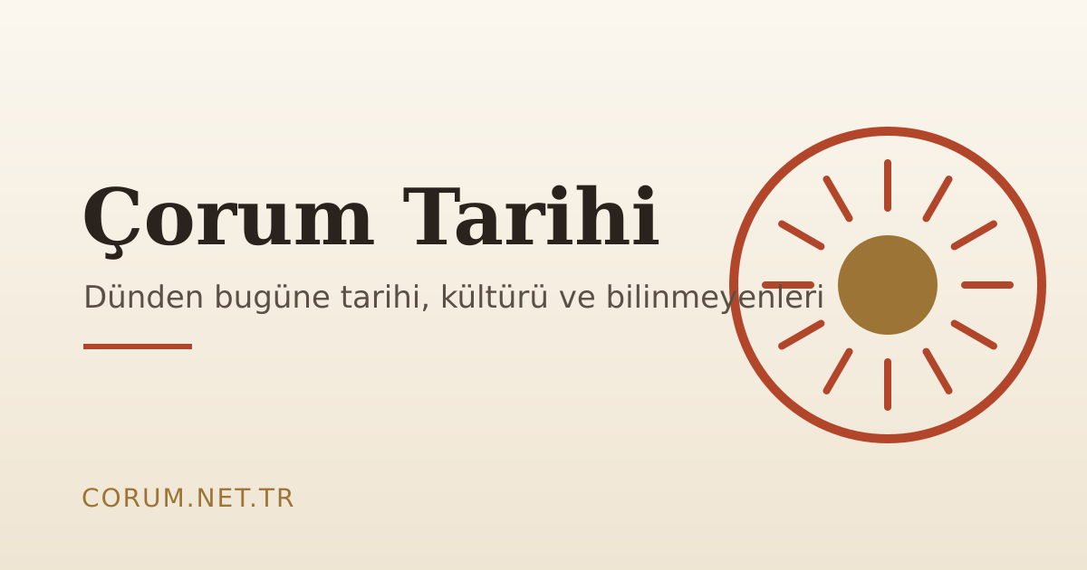Çorum Yemekleri Yarışması Yapıldı