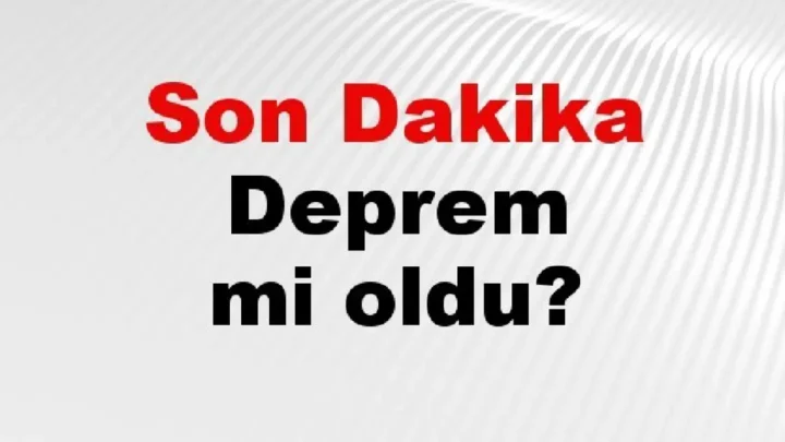 Son dakika Niğde'de deprem mi oldu? Az önce deprem Niğde'de nerede oldu? Niğde deprem Kandilli ve AFAD son depremler listesi 12 Temmuz 2026
