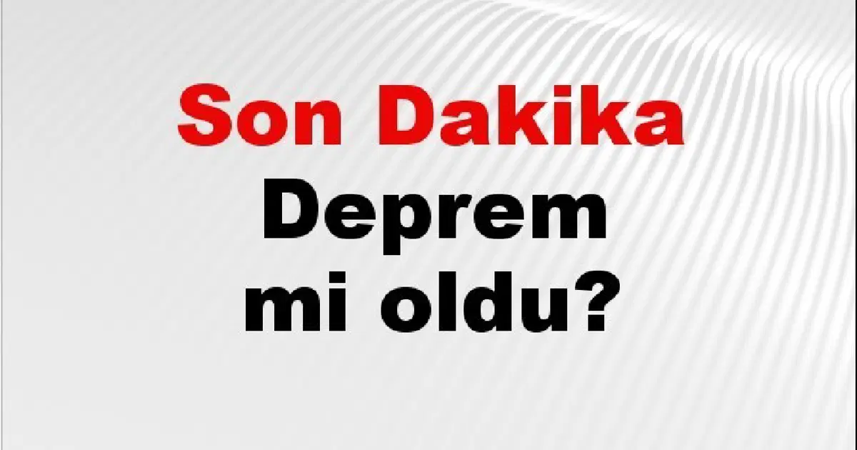 Son dakika Niğde'de deprem mi oldu? Az önce deprem Niğde'de nerede oldu? Niğde deprem Kandilli ve AFAD son depremler listesi 12 Temmuz 2026