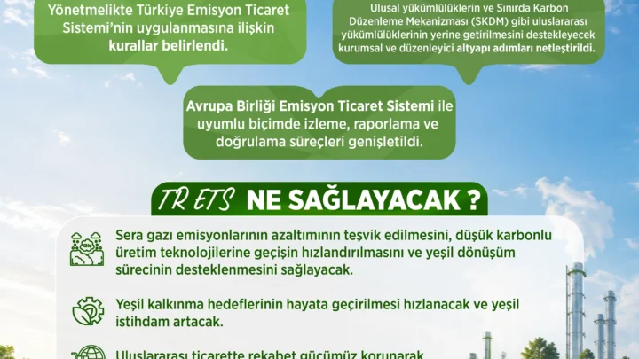 Türkiye Emisyon Ticaret Sistemi Yönetmeliği, Resmi Gazete'de yayımlandı