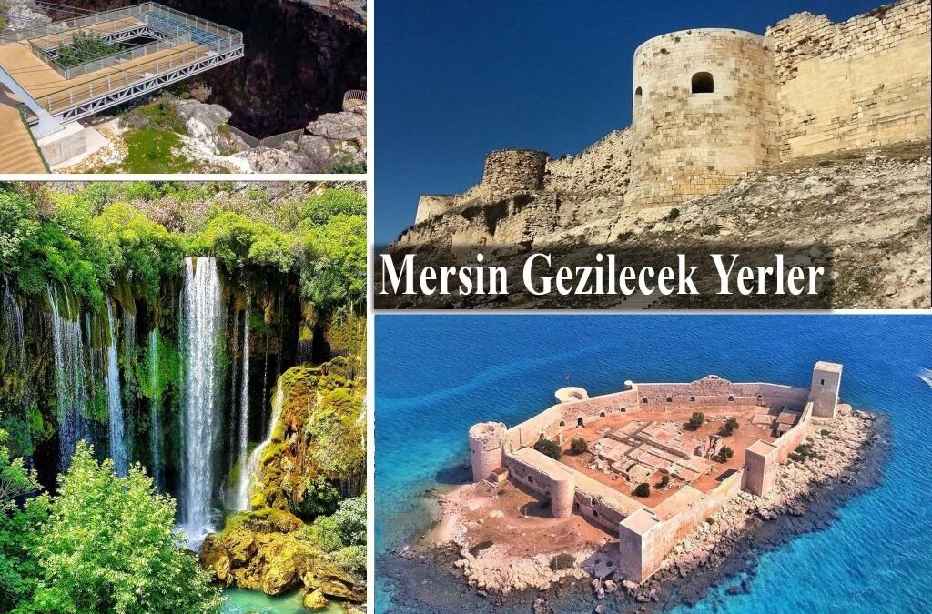 Mersin Uluslararası Limanı'nda iş makinesi konteynerin üzerine devrildi
